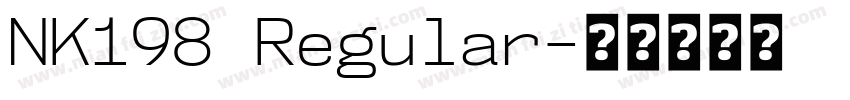 NK198 Regular字体转换